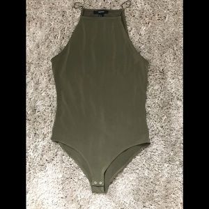 Olive Green Bodysuit